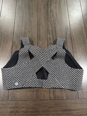 lululemon athletica Black and White Patterned Sports Bra
